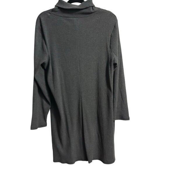 OLD NAVY Womens Grey Ribbed Knit Mock‎ Neck Dress Size XXL - Picture 1 of 5